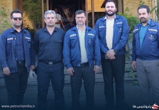 بازدید مدیر حراست شرکت سرمایه‌گذاری صنایع پتروشیمی از شرکت کربن