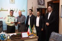 مدیران پتروشیمی بوشهر به مناسبت هفته نیروی انتظامی با فرمانده انتظامی عسلویه دیدار کردند