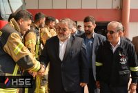 بازدید رئیس سازمان پدافند غیرعامل کشور از شرکت HSE پتروشیمیهای عسلویه