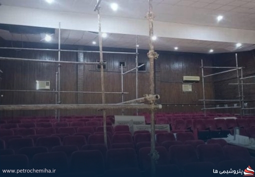 بازسازی تالار ارشاد بهبهان با حمایت شرکت پالایش گاز بیدبلند خلیج فارس آغاز شد