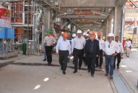 اولین حضور مدیرعامل جدید پتروشیمی کارون با بازدید میدانی از پروژههای در دست اقدام