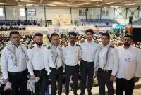 حضور پرشور کارکنان شرکت مخازن سبز پتروشیمی عسلویه در همایش بزرگ اقتدار بسیج عسلویه