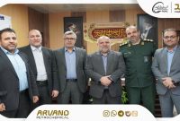 دیدار مدیرعامل و مدیران ارشد شرکت پتروشیمی اروند با فرمانده ناحیه مقاومت بسیج ماهشهر