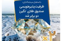 ظرفیت پذیرهنویسی صندوق طلای «نگین» دو برابر شد