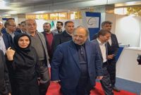 بازدید مدیرعامل گروه صنایع پتروشیمی خلیجفارس از غرفه پالایش گاز هویزه در پتروفن ۱۴۰۴