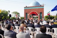 دومین سالگرد تدفین شهید گمنام در سازمان منطقه ویژه اقتصادی پتروشیمی برگزار شد