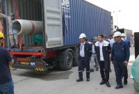 محموله استراتژیک لولههای خط PRG مجتمع کیمیای پارس خاورمیانه وارد مجتمع شد