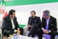 بازدید مدیرعامل بانک رفاه از غرفه نفت مسجدسلیمان در پتروکم کیش