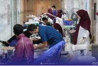 استقرار گروه جهادی «خادمین بینام مردم» با پشتیبانی پتروشیمی پردیس در عسلویه