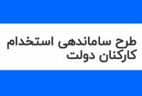 طرح ساماندهی نیروهای شرکتی به هیئت دولت رفت