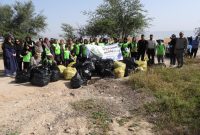 مشارکت فعال شرکت پالایش گاز بیدبلند خلیج فارس در پویش ملی هفته زمین پاک در منطقه لاسبید