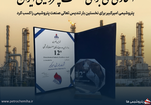 پتروشیمی امیرکبیر برای نخستین بار تندیس تعالی صنعت پتروشیمی را کسب کرد