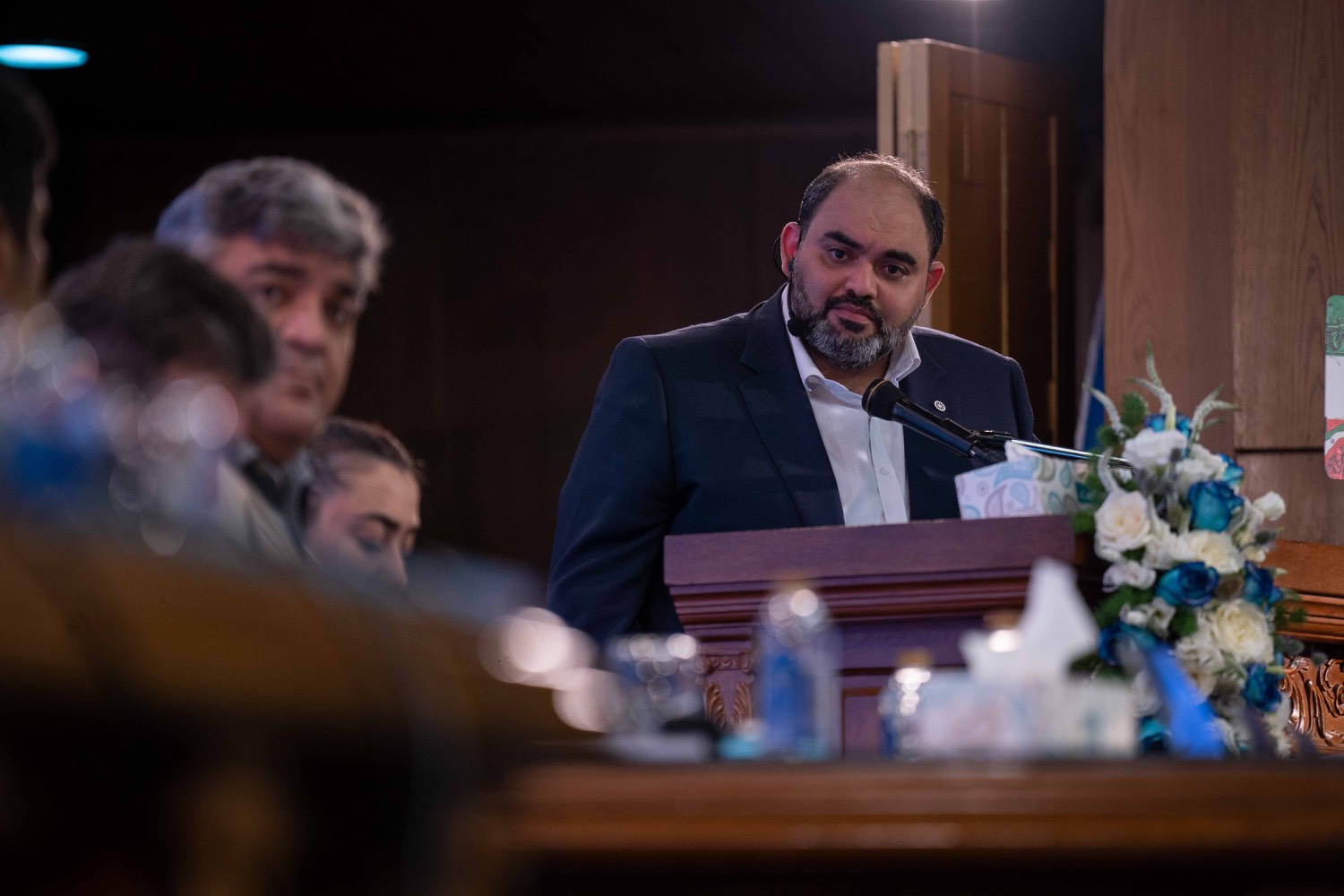 امیر اکبری در مجمع پتروشیمی جم