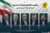 عبدالحسین بیات به هیئت‌مدیره گروه توسعه انرژی تدبیر پیوست