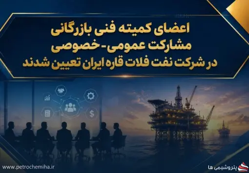 مدیرعامل شرکت نفت فلات قاره اعضای کمیته فنی بازرگانی مشارکت عمومی-خصوصی را منصوب کرد