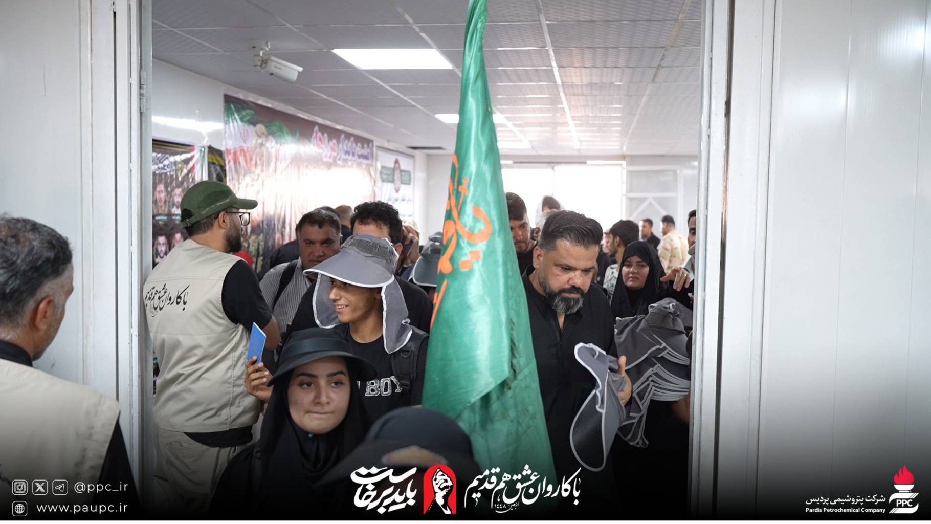 خدمت_رسانی موکب حضرت سیدالشهدا(ع) پتروشیمی پردیس به زائران اربعین در مرز شلمچه ۴