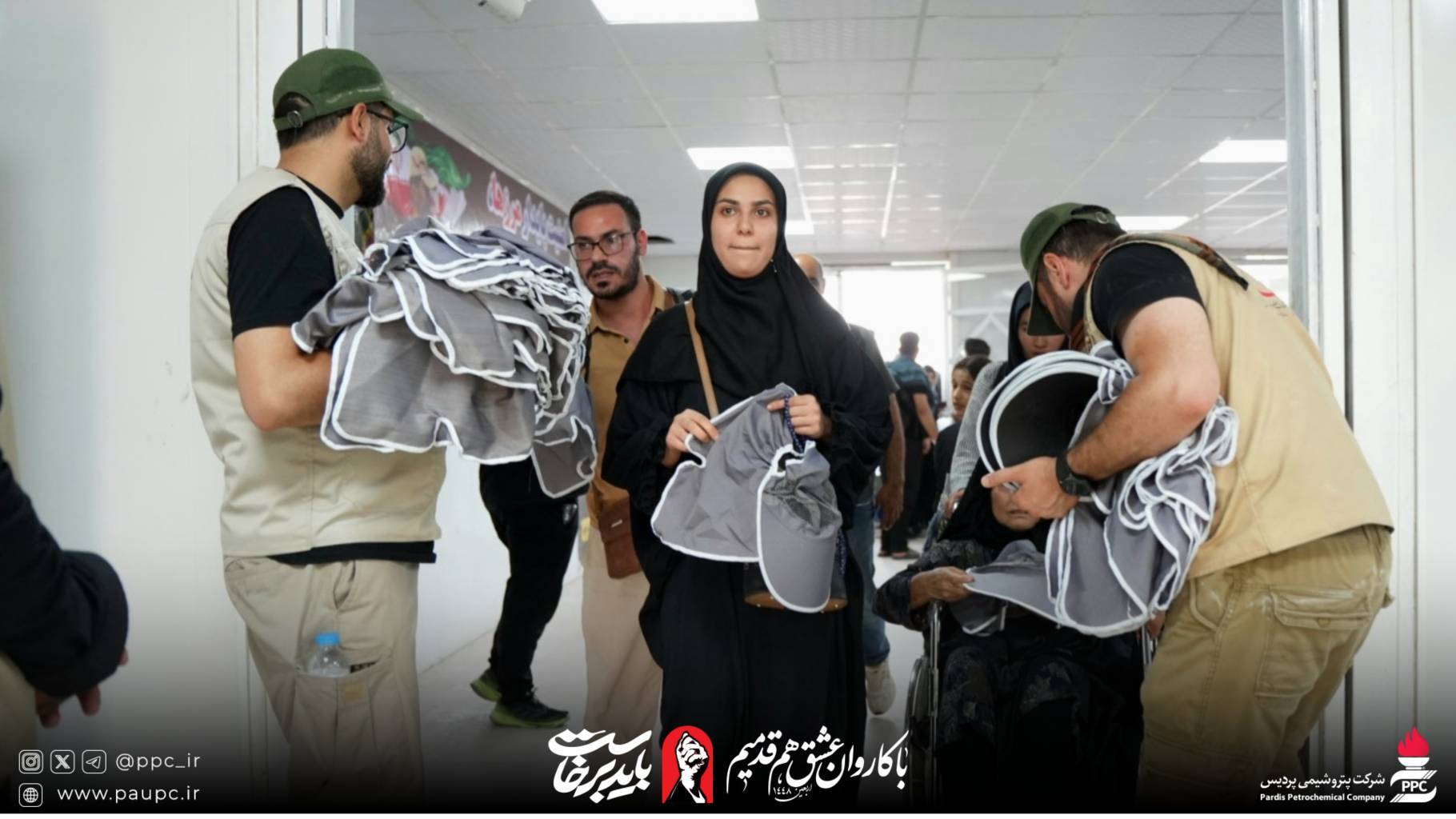 خدمت_رسانی موکب حضرت سیدالشهدا(ع) پتروشیمی پردیس به زائران اربعین در مرز شلمچه ۶
