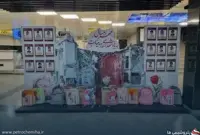 المان شهدای مدرسه شجره طیبه میناب در فرودگاه ماهشهر نصب شد