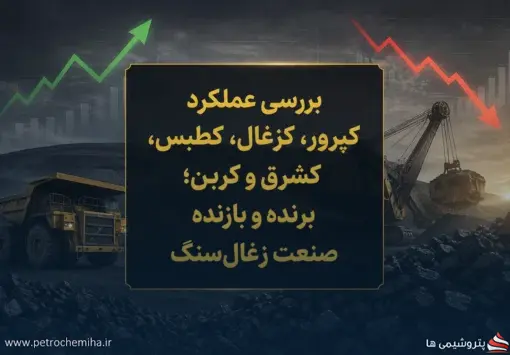 عملکرد ۵ شرکت زغال‌سنگ بورسی در سال ۱۴۰۴؛ کطبس صدرنشین شد