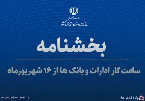 تمدید ساعات کاری ادارات و بانک‌ها تا پایان شهریور؛ ساعت کار از ۷ تا ۱۳ باقی ماند