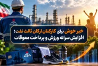 خبر خوش برای کارکنان ارکان ثالث نفت؛ افزایش سرانه ورزش و پرداخت معوقات